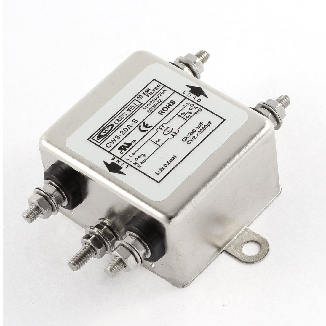 Amazon.com: uxcell a15060800ux0452 Noise Suppressor Power EMI